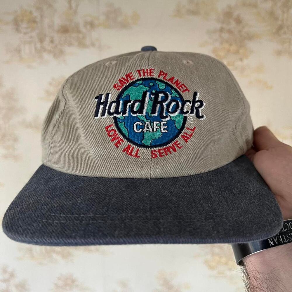 1990s Hard Rock Cafe Hat | New Orleans Snapback | OSFA